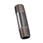 1/2" x 4" Black Steel Nipple