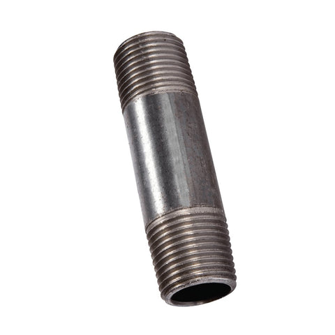 1/2" x 4" Black Steel Nipple