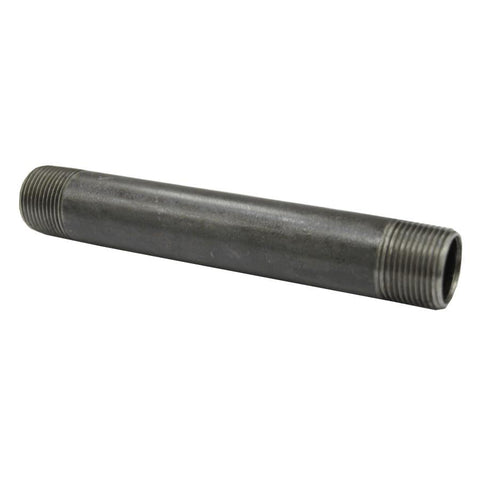 1/2" x 12" Black Steel Nipple