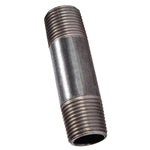 1-1/4" x 6" Black Steel Nipple