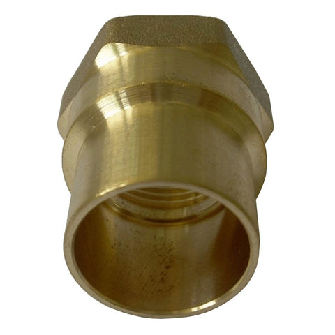 1/2" Copper x 3/8" FPT Brass Adapter