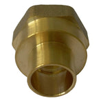 1/2" Copper x 3/4" FPT Brass Adapter