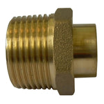 1/2" Copper x 3/4" MPT Brass Adapter