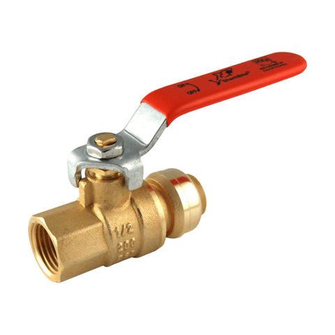 SharkBite 22182-0000LF Ball Valves, 1/2-Inch by 1/2-Inch