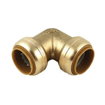 1" Push Fit Brass 90 Degree Elbow