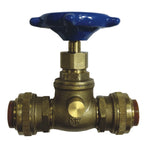 1/2 inch(s) Push N Connect Straight Stop Valve with Drain