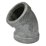 1/2" Galvanized 45 Degree Elbow