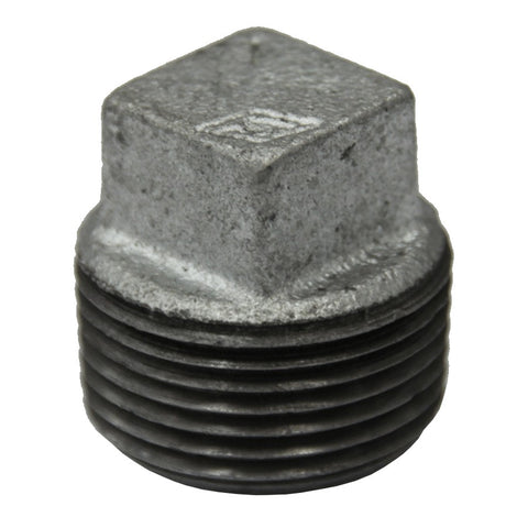 1/2" Galvanized Cored Plug