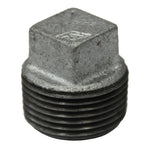 1-1/4" Galvanized Cored Plug