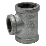 1" x 1" x 3/4" Galvanized Reducing Tee