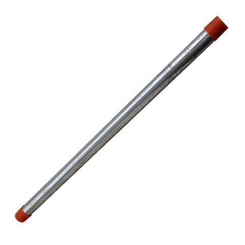 1/2" x 18" Threaded Galvanized Pipe