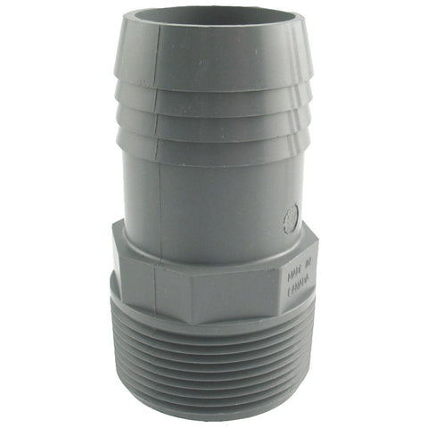 1-1/2" Insert x Male Pipe Thread Poly Adapter