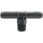 1/2" Insert x 1/2" Male Pipe Thread Poly Tee