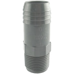 1-1/4" Insert x 1" Male Pipe Thread Poly Adapter