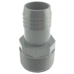 1-1/4" Insert x 1-1/2" Male Pipe Thread Poly Adapter