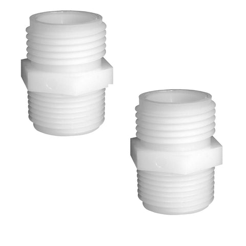 1/2" MPT x 3/4" Male Garden Hose Nylon Adapter