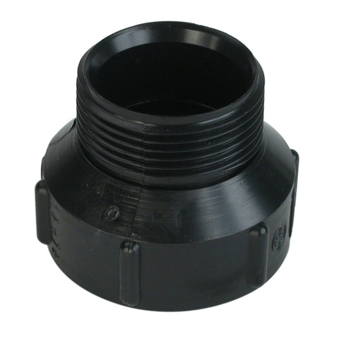 1-1/4" Male Pipe Thread x Hub ABS Adapter