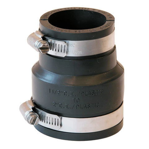 Fernco P1056-215 2-Inch by 1-1/2-Inch Stock Coupling