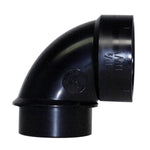 1-1/2" Spigot x Hub ABS 90 Degree Street Elbow