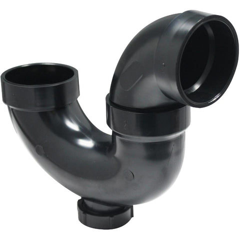 2 inch(s) Hub x Hub ABS inch(s) P inch(s) Trap, with Cleanout and Solvent Weld Joint