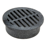 NDS 11 Plastic Round Grate, 4", Black