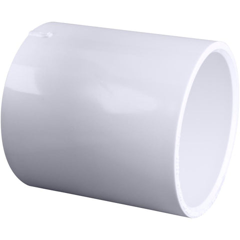 Schedule 40 2" Slip x Slip PVC Coupling