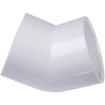 Schedule 40 2" Slip x Slip PVC 45 Degree Elbow