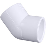 Schedule 40 3/4" Slip x Slip PVC 45 Degree Elbow