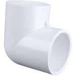 Schedule 40 1-1/2" Slip x Slip PVC 90 Degree Elbow