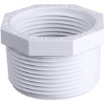 Schedule 40 1-1/2" MPT x 1-1/4" FPT PVC Reducing Bushing