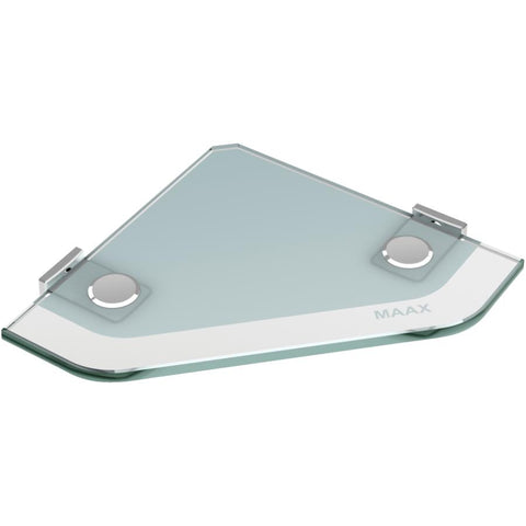 Corner Glass Shower Shelf for Utile Walls
