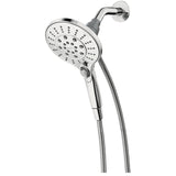 Moen 26112 Magnetix Handheld Shower Head Featuring Magnetic Holder Technology, 6 High Pressure Functions and 60 Inch Long Metal Hose