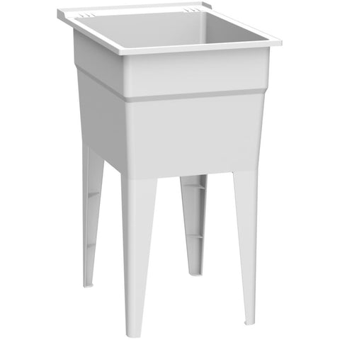 18" x 24.5" Polypropylene Laundry Tub - White