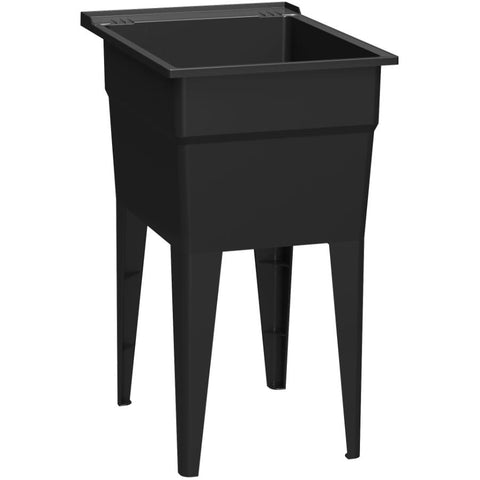 18" x 24.5" Polypropylene Laundry Tub - Black