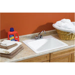 Mustee 10 Utility Sink, 22-Inch x 25-Inch, White