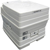 Dock Edge + Visa DEF248101 Portable 18-Litre Toilet, Grey