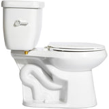 15.5" Niagara 4.8L 2 Piece White Flapperless Toilet