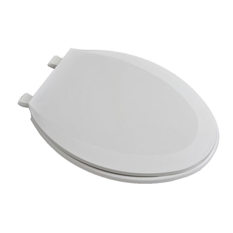 Standard White Plastic Elongated Toilet Seat