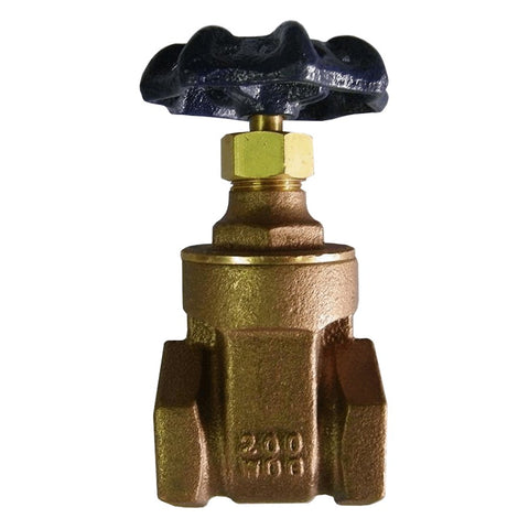1-1/4" IPS Brass Gate Valve