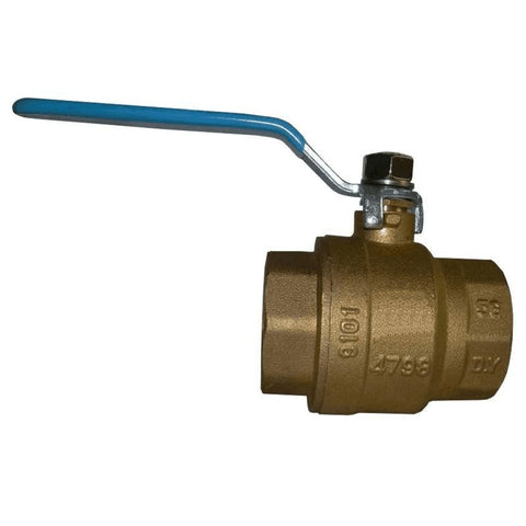 1-1/4" IPS Brass Ball Valve