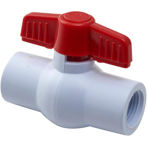 1/2" PVC Threaded Ball Valve