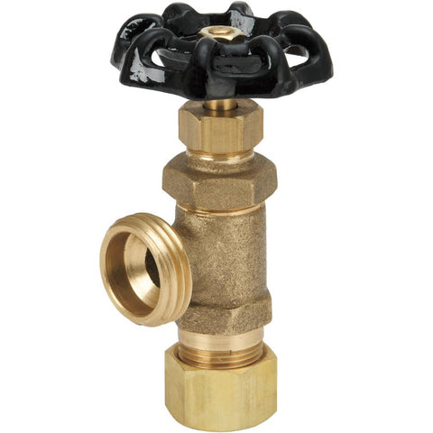 1/2" Compression Boiler Drain Valve