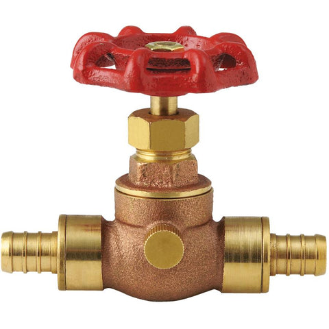 1/2" PEX Globe Valve - with Drain