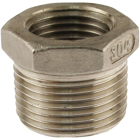 1/2" x 3/4" Stainless Steel Bushing
