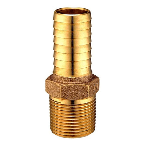 1/2" Male x 1/2" Insert Brass Adapter