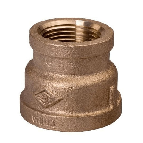 1/2" x 3/8" Bronze Reducing Coupling