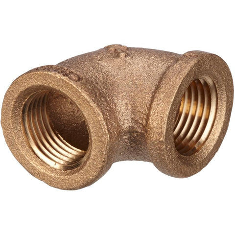 1/2" FPT Bronze 90 Degree Elbow