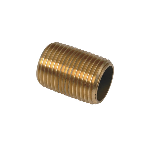 1" x Close Brass Nipple