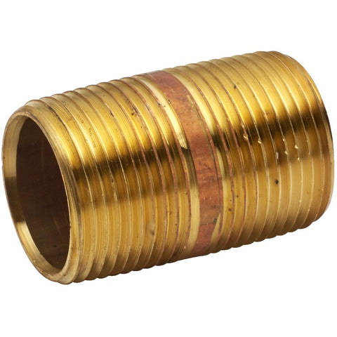 1" x 2" Brass Nipple