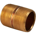 1-1/4" x 2" Brass Nipple